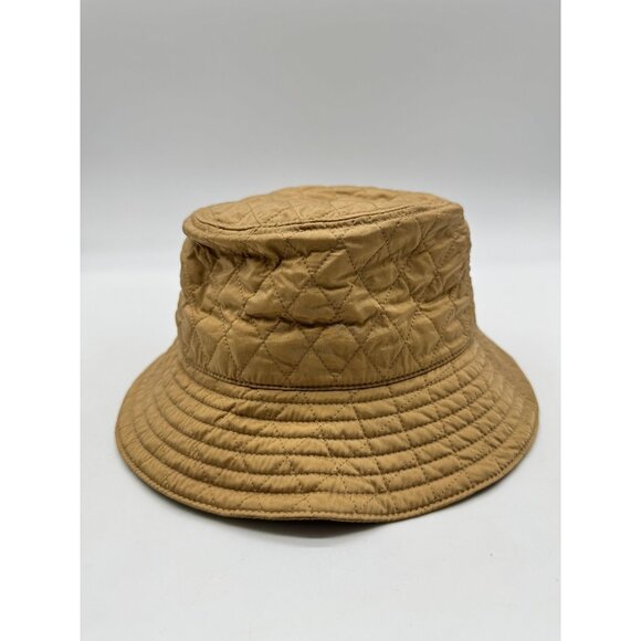 BURBERRY packable quilted nylon women\'s bucket hat -Beige - Size Medium~ main image 6